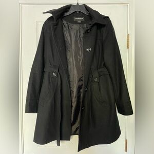 Liz Claiborne Black Trench Coat